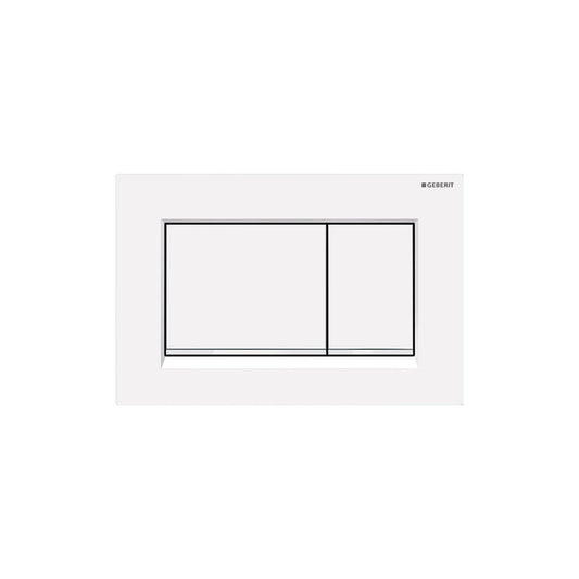 Geberit Sigma30 Flush Actuator Plate Matte White (Easy-to-Clean) Art. 115.883.01.1