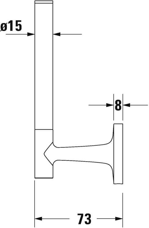 Duravit Starck T Spare Paper Holder Art. 0099391000