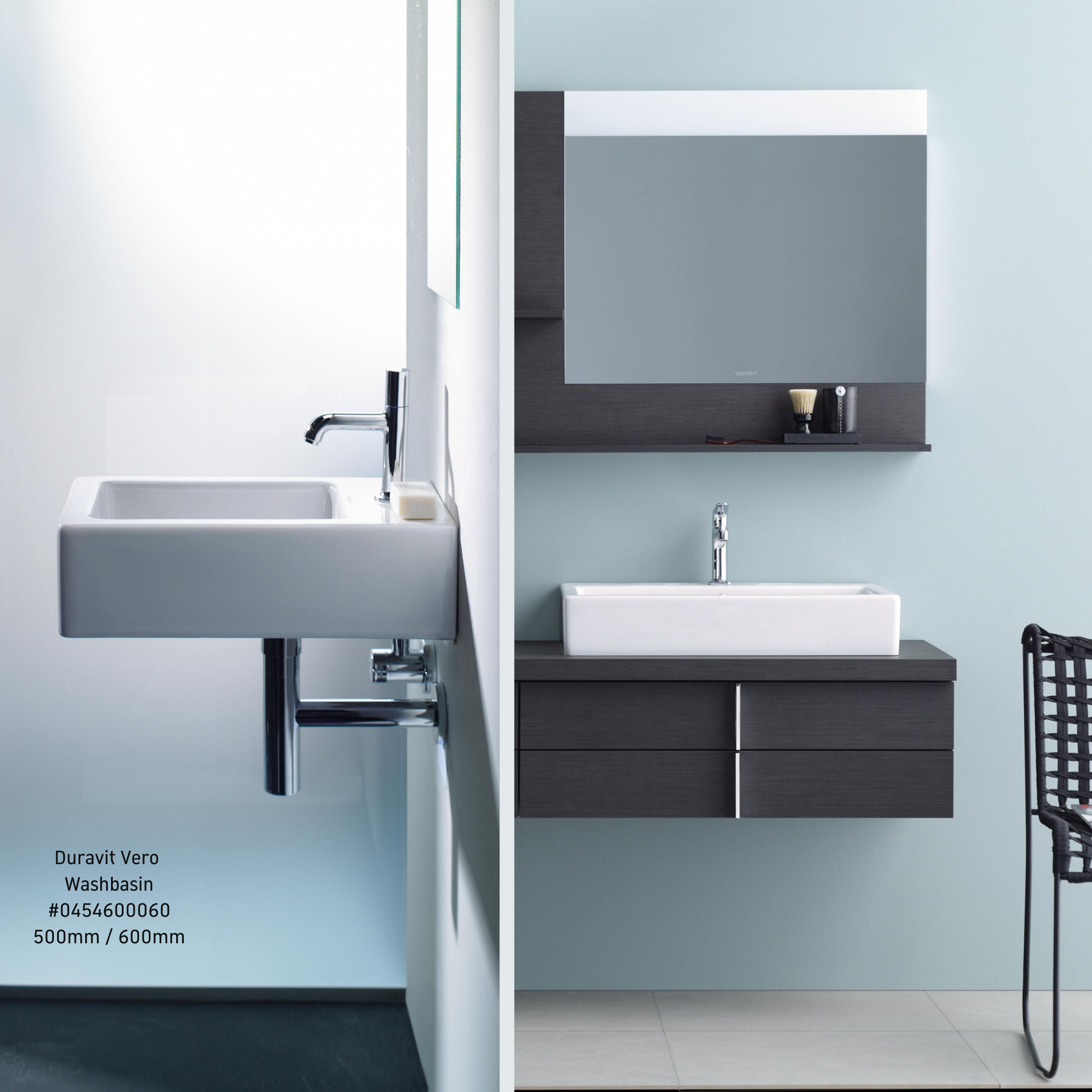 Duravit Ketho Meuble-lavabo Mural Compact 6444, 2 tiroirs Duravit Ketho Meuble-lavabo Mural Compact 6444, 2 tiroirs