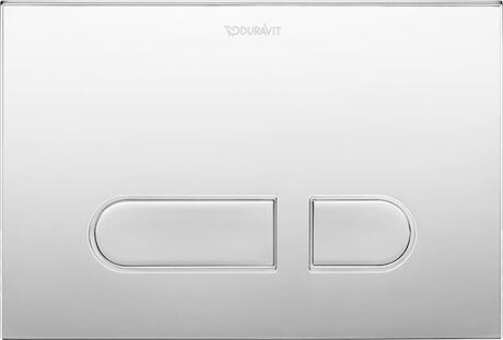 Duravit A.1 Flush Plate CHROME Art. WD5008021000