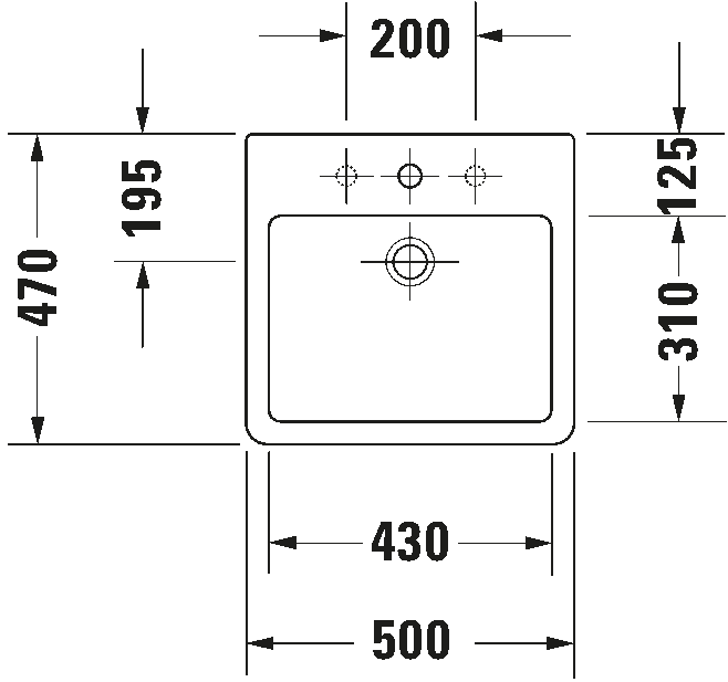 Duravit Vero Above Counter Basin Art. 045250