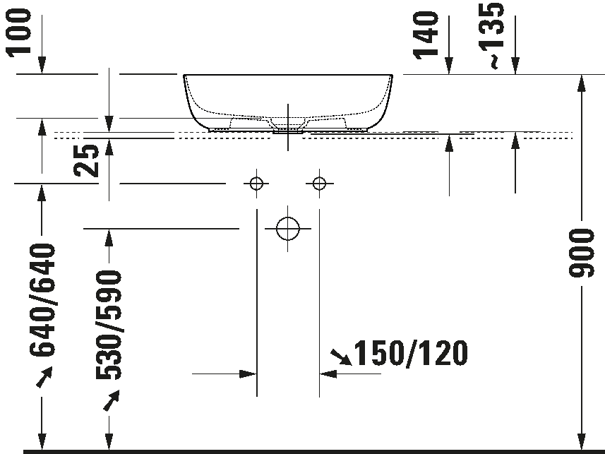 Duravit LUV Above Counter Basin Art. 037950