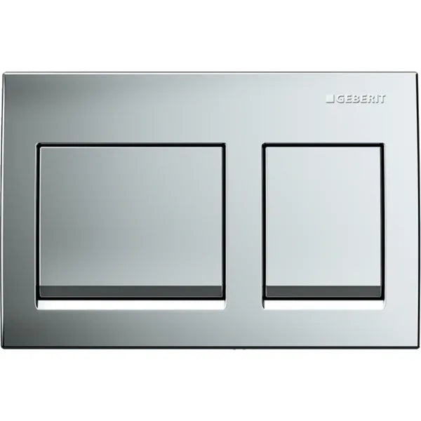 Geberit Alpha 25 Square Flush Actuator Plate Matte Chrome Art. 115.045.46.5