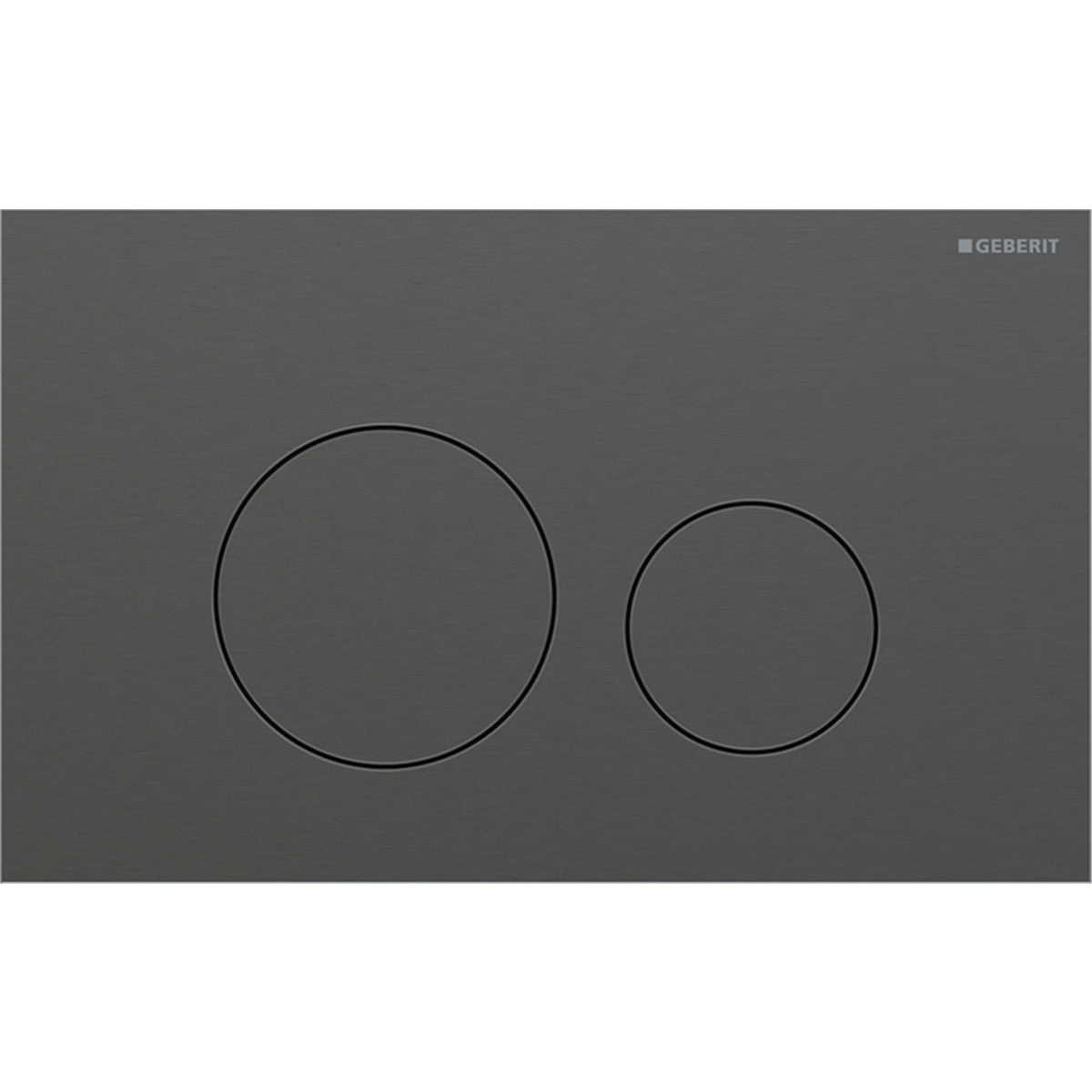 Geberit Sigma40 Flush Actuator Plate Art. 115.628.QD.1 (Brushed Black Chrome Easy-to-Clean)