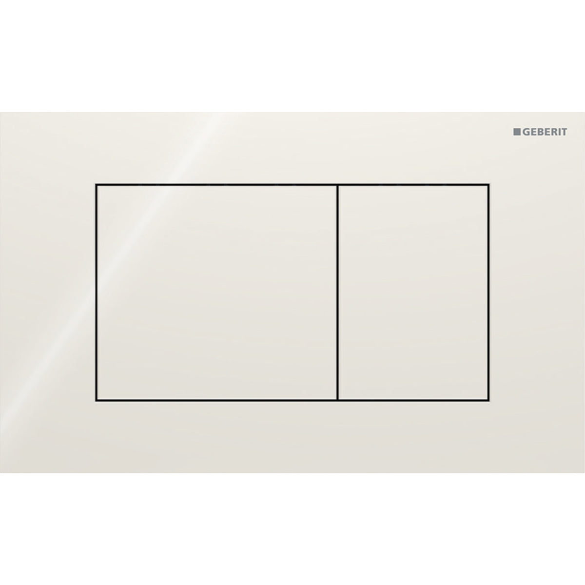 Geberit Sigma40 Flush Actuator Plate Art. 115.629.JL.1 (Sand Gray - Shiny Glass)