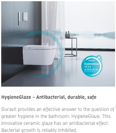 *HygieneGlaze* Duravit No. 1 "Rimless" Close Coupled WC Art. 218309 2000 + 0941100085 + 002079