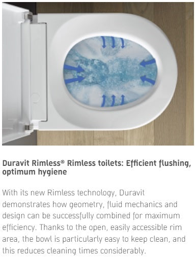 *HygieneGlaze* Duravit No. 1 "Rimless" Close Coupled WC Art. 218309 2000 + 0941100085 + 002079