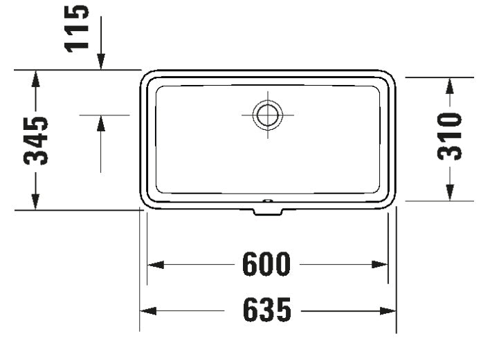 Duravit Vero Under Counter Basin Art. 038460