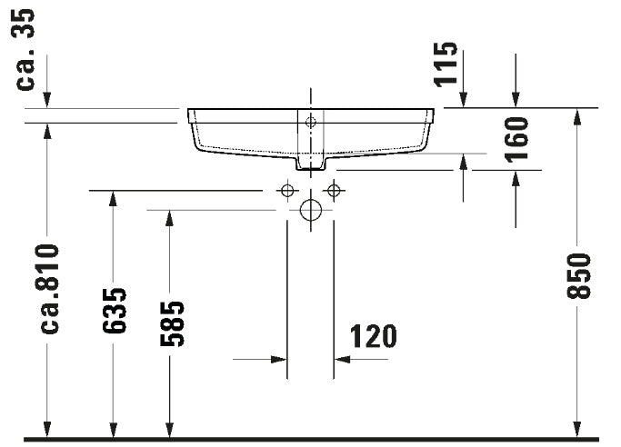 Duravit Vero Under Counter Basin Art. 038460