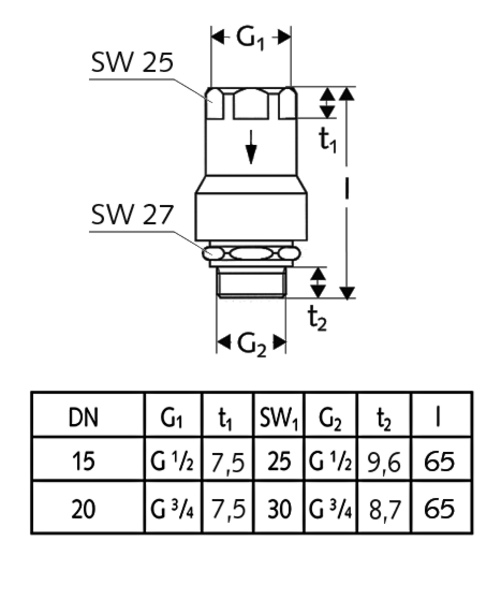 Schell Vacuum Breaker (PUB Requirement for all Bidet Sprays) Art. 286170699
