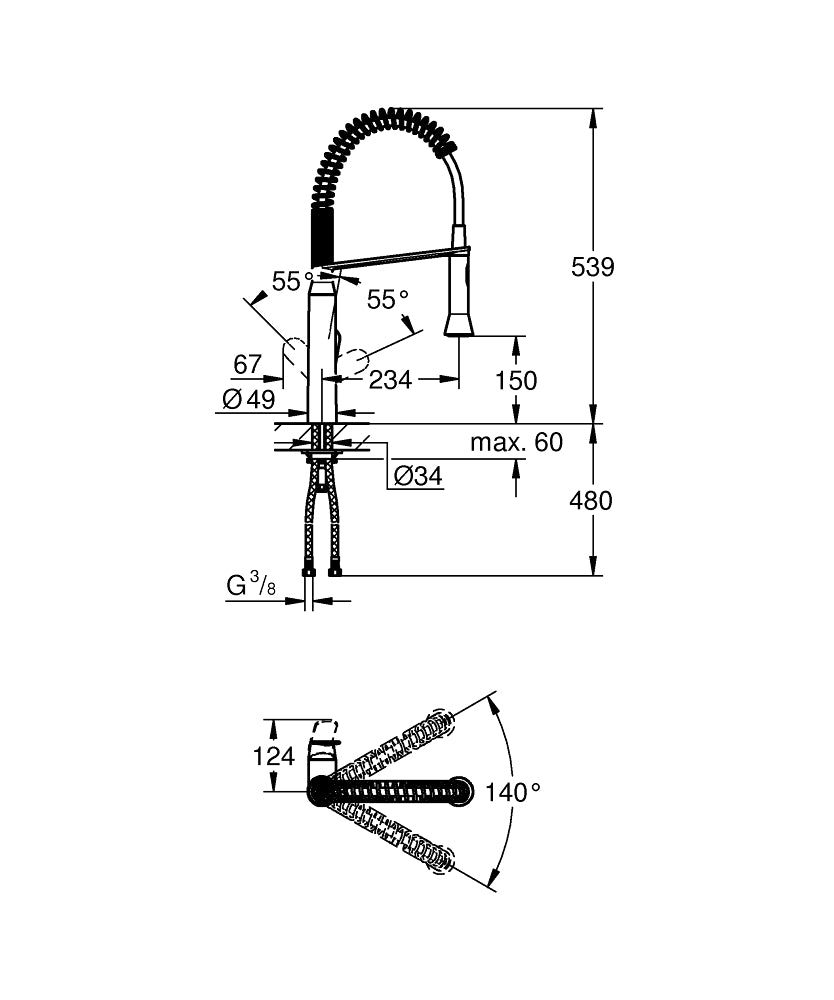 Grohe K7 Sink Mixer Art. 31379000