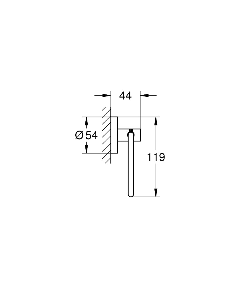 Grohe Essentials Toilet Paper Holder Art. 40689001