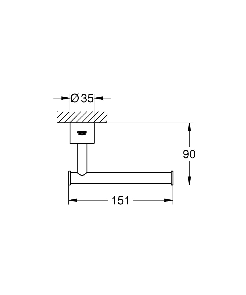 Grohe Atrio Toilet Paper Holder Art. 40313003