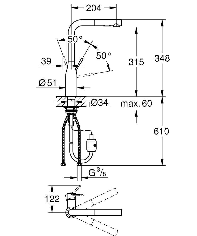 Grohe Essence Sink Mixer Art. 30270DL0