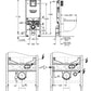 Grohe Rapid SLX Kappa Full Frame Concealed Cistern Art. 39596000