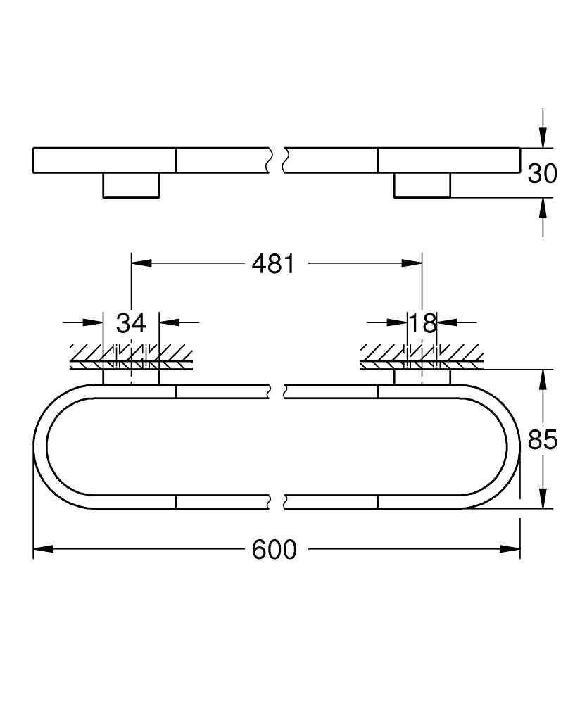 Grohe Selection Towel Holder Art. 41056000