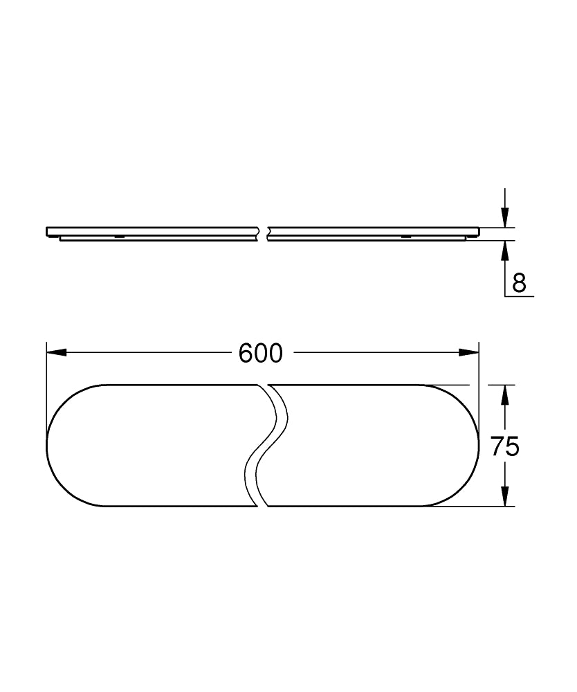Grohe Selection Glass Shelf Art. 41057000