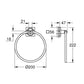 Grohe Allure Towel Ring Art. 40339DL1