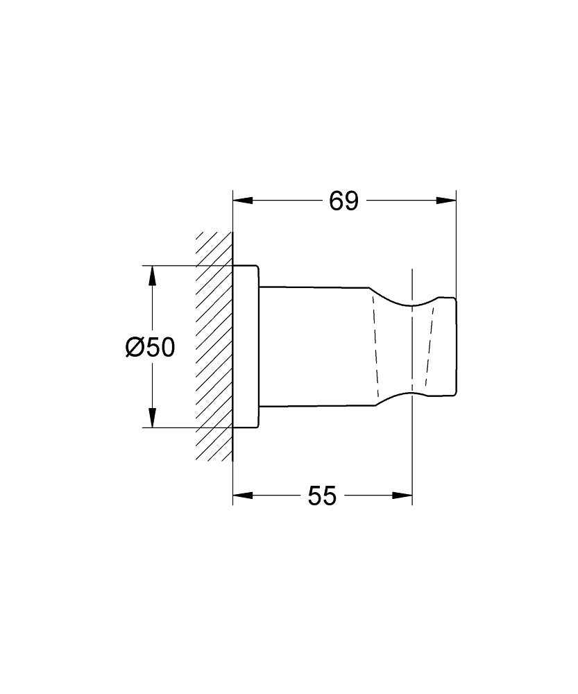 Grohe Rainshower Wall Shower Holder Art. 27074000