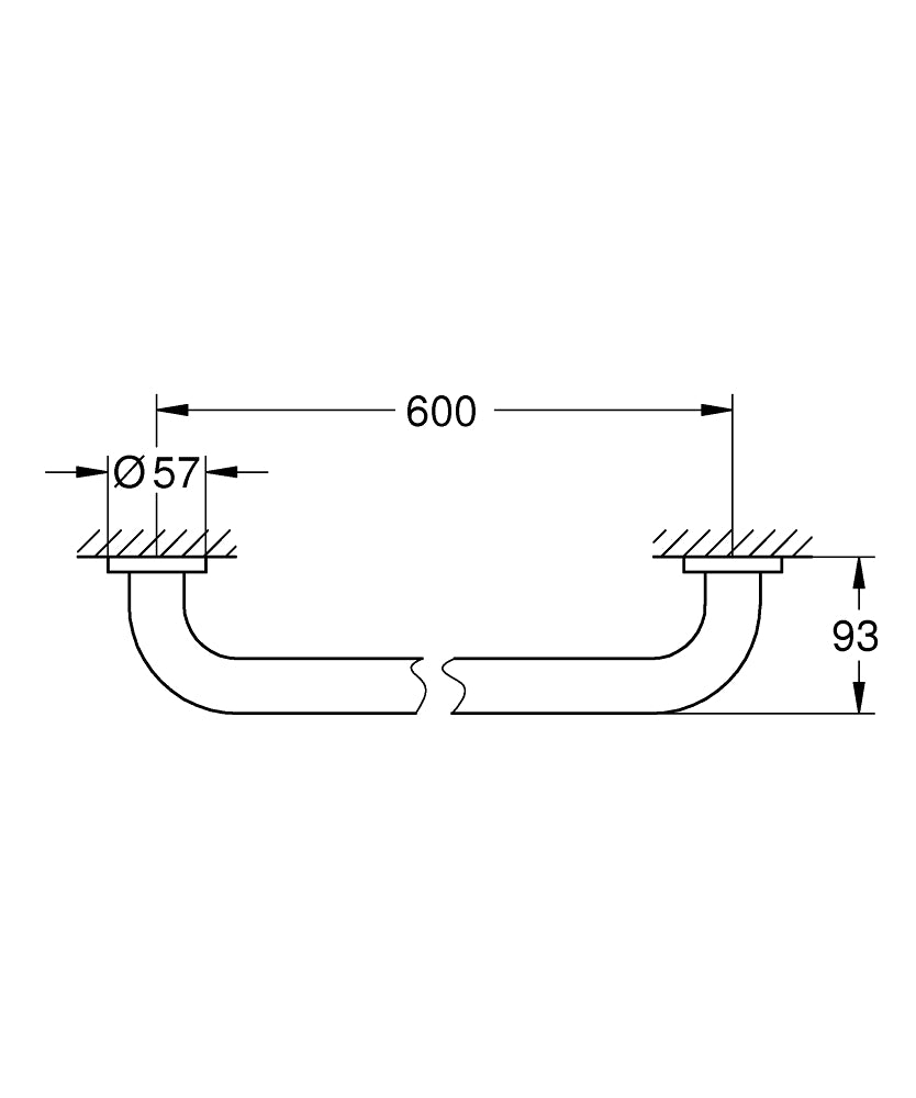 Grohe Essentials Bath Grip Art. 40794001