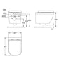 Grohe Eurosmart Wall Hung WC Art. 39205000