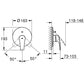 Grohe Eurosmart Single Lever Shower Mixer Trim Art. 19450003 + Art. 33963000