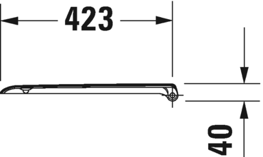 Duravit D-Code Soft Close Seat & Cover Art. 006739