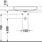 Duravit DuraSquare Above Counter Basin Art. 2354600041