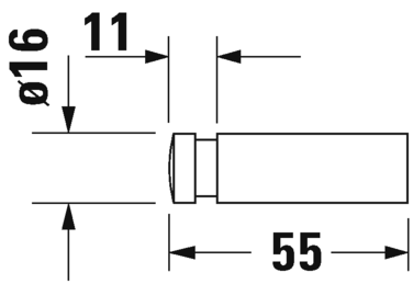Duravit D-Code Robe Hook Art. 099041000