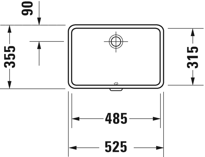 Duravit Vero Under Counter Basin Art. 033048