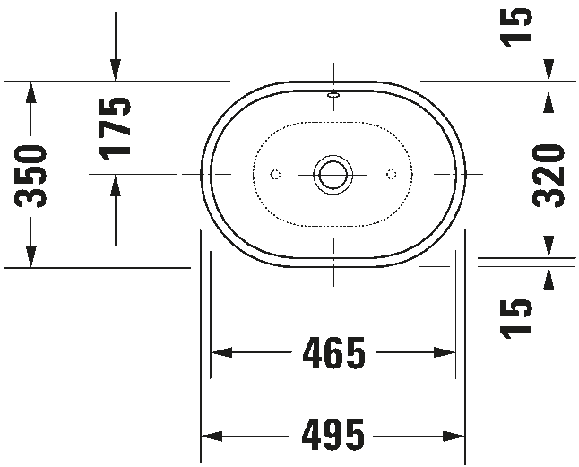 Duravit WashBowl Art. 033550000