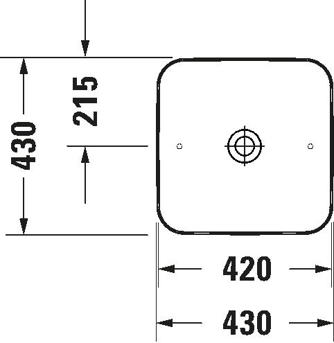 Duravit Cape Cod Above Counter Basin Art. 2340430000