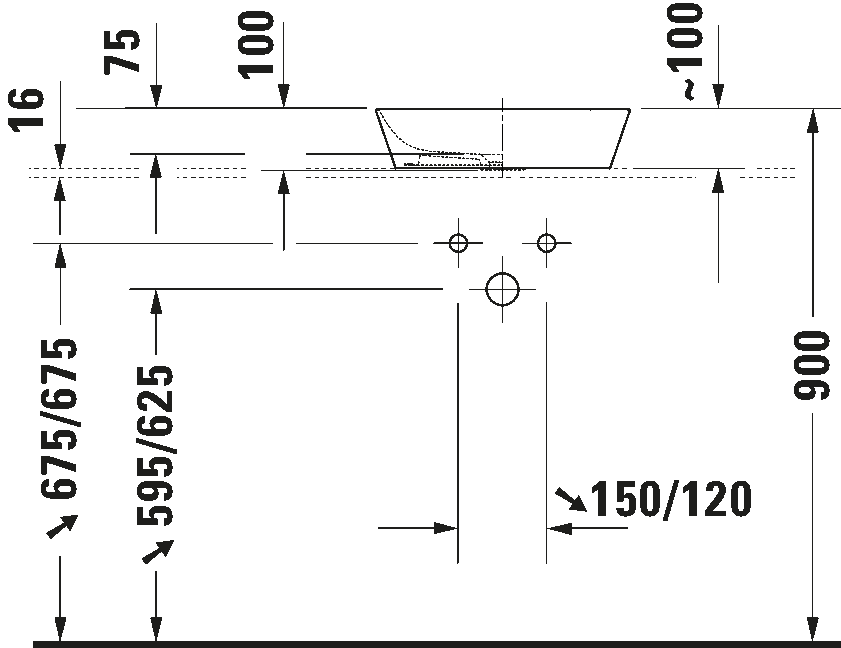 Duravit Cape Cod Above Counter Basin Art. 2340430000