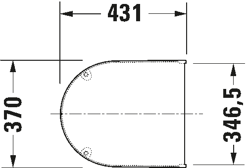 Duravit Starck 3 Original Seat Cover Art. 006389