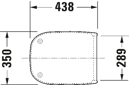 Duravit D-Code Original Seat Cover Art. 006739