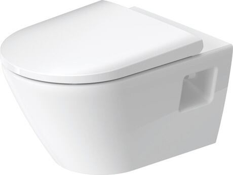 *HygieneGlaze* Duravit D-Neo 'RIMLESS' Wall Hung WC Art. 257809 2000 + 002169