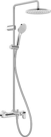 *WAVE BUNDLE* Duravit WAVE Shower System 3 Way Art. WA5280007 + WAVE M Basin Mixer Art. WA1020002