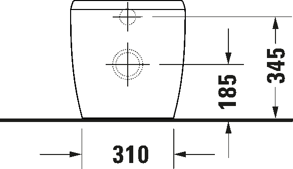 Duravit Qatego Back to Wall WC Art. 202009 0000 + 0026890000