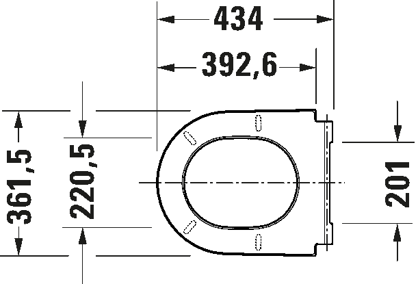 Duravit D-Neo Original Seat Cover Art. 002169