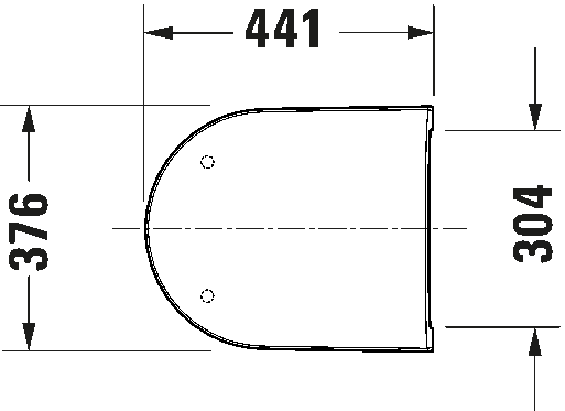 Duravit D-Neo Original Seat Cover Art. 002169
