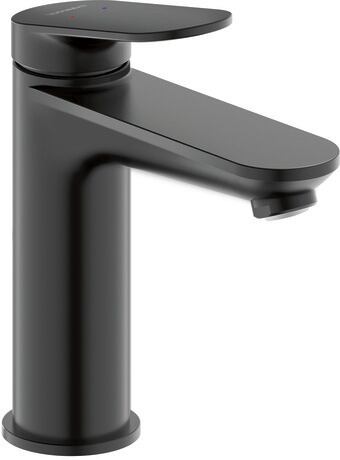 *Matte Black* Duravit WAVE Basin Mixer (Smooth Body) Art. WA1020002A46