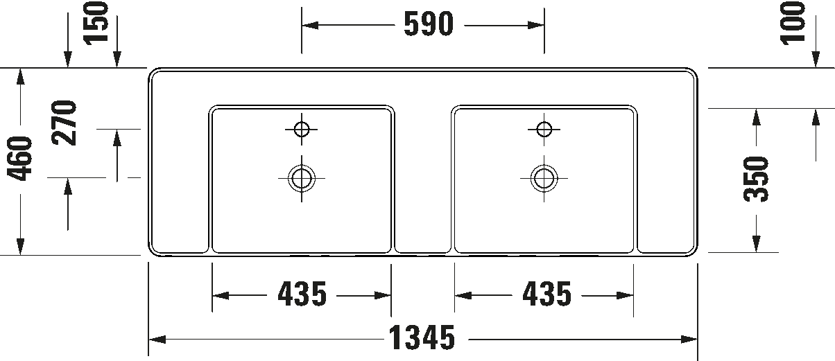 Duravit BENTO STARCK BOX Above Counter Basin Art. 2660133272