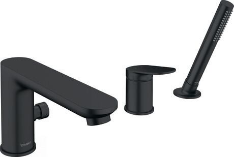 *Matte Black* Duravit 3 Hole Deck Mount Bath Mixer Art. WA5260000A46