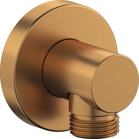 *Brushed Bronze* Duravit Round Wall Outlet Art. UV0630008004