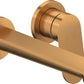 *Brushed Bronze* Duravit WAVE Wall Mounted Basin Mixer Art. WA1070004A04 + GK1900004A00