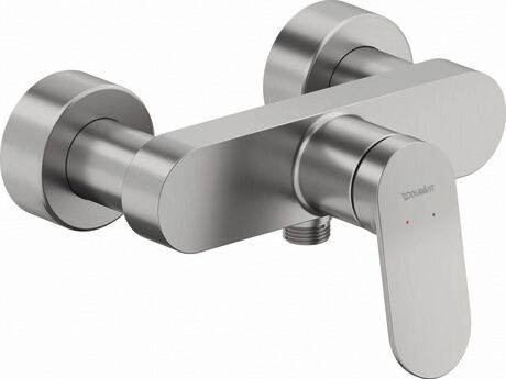 *Brushed Stainless Steel* Duravit WAVE Exposed Shower Mixer Art. WA4230000A70