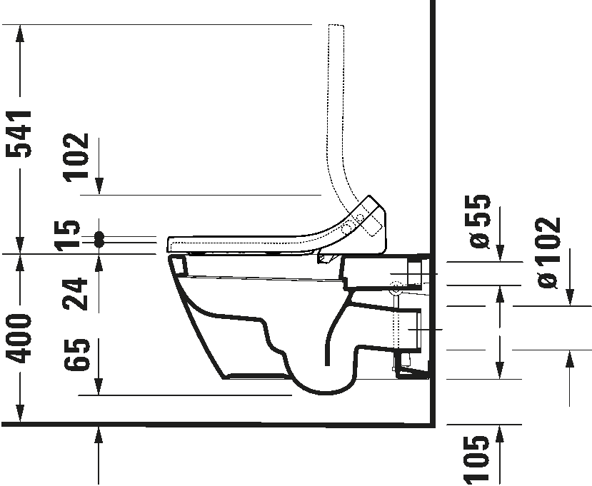 Duravit SensoWash Classic Shower Toilet Seat Art. 613000012000300