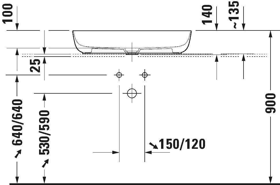 Duravit LUV Above Counter Basin Art. 037970