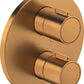 *Brushed Bronze* Duravit WAVE Thermostatic Concealed Bath Mixer 2-Way Art. TH4200006A04 + GK0900004A00