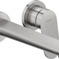 *Brushed Stainless Steel* Duravit WAVE Wall Mounted Basin Mixer Art. WA1070004A70 + GK1900004A00 (Copy)